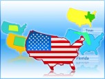 Maps Usa Icon Collection