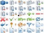 Database Toolbar Icons Screenshot