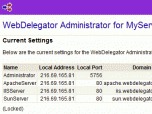 WebDelegator Screenshot