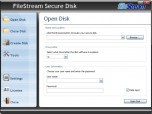 FileStream Secure Disk Screenshot