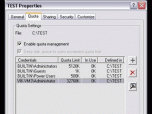 WinQuota Pro - Disk Quota Utility