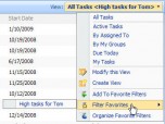 SharePoint List Filter Favorites