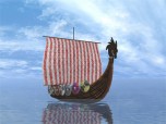 Viking Boat - Animated Wallpaper