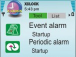 XCLOCK S60 3rd Screenshot