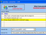 save2pc Converter Screenshot