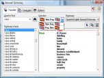 IdiomaX English-Spanish Dictionary Screenshot