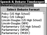 Speech and Debate Timekeeper Screenshot