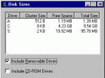 DiskSizes Screenshot