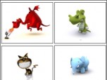 3D Animals Screensaver Screenshot