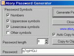 Atory Password Generator Screenshot