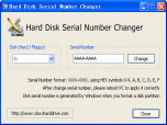 Hard Disk Serial Number Changer Screenshot