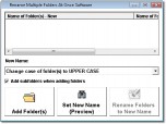 Rename Multiple Folders At Once Software Screenshot
