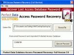 PDS Access Password Recovery Screenshot