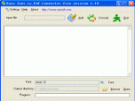 Ease Text to Pdf Converter Screenshot