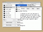 Letters and Address Book Screenshot