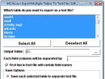 MS Access Export Multiple Tables To Text Files Sof