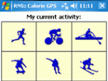 Calorie GPS Screenshot