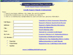 Credit Report Repair Software Screenshot