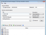 Remote Command manager Screenshot