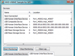 USB Monitoring Control Screenshot