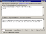 Barcode Scanner ASCII String Decoder