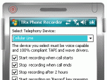 TRx Pocket PC Phone Call Recorder Screenshot