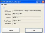 PDF2HTM Converter Screenshot
