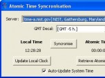 Atomic Time Synchronization Screenshot