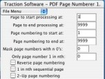 Mac PDF Page Numberer Screenshot