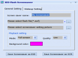 Xed Flash Screensaver Creator Screenshot