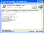 Restrictions Remover .PDF Screenshot