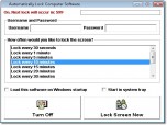 Automatically Lock Computer Software Screenshot