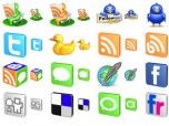 Free 3D Social Icons Screenshot
