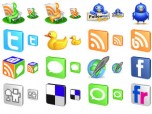 Free 3D Social Icons