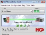 NCP Secure Entry Client for Windows Screenshot