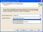 Outlook Address Extractor 2007 Screenshot
