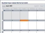 SharePoint Project Calendar Web Part Screenshot