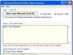 Advanced Excel To HTML Table Converter Screenshot