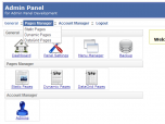 PHP AdminPanel Website Back End Script Screenshot