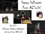 ALTools Sppky Haunted House Halloween Desktop Wall