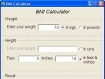 Abhishek BMI Calculator Screenshot