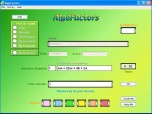 AlgeFactors Screenshot