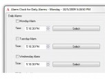 Alarm Clock for Daily Alarms