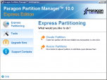 Paragon Partition Manager Express Screenshot