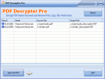 PDF Decrypter Pro Screenshot
