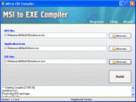 MSI to EXE Compiler Screenshot