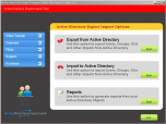 Active Directory Export Screenshot