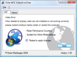 MCE VideoErrorFixer Screenshot