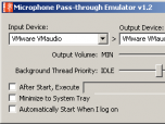 Microphone Pass-through Emulator Screenshot
