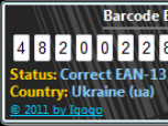 Barcode Screenshot